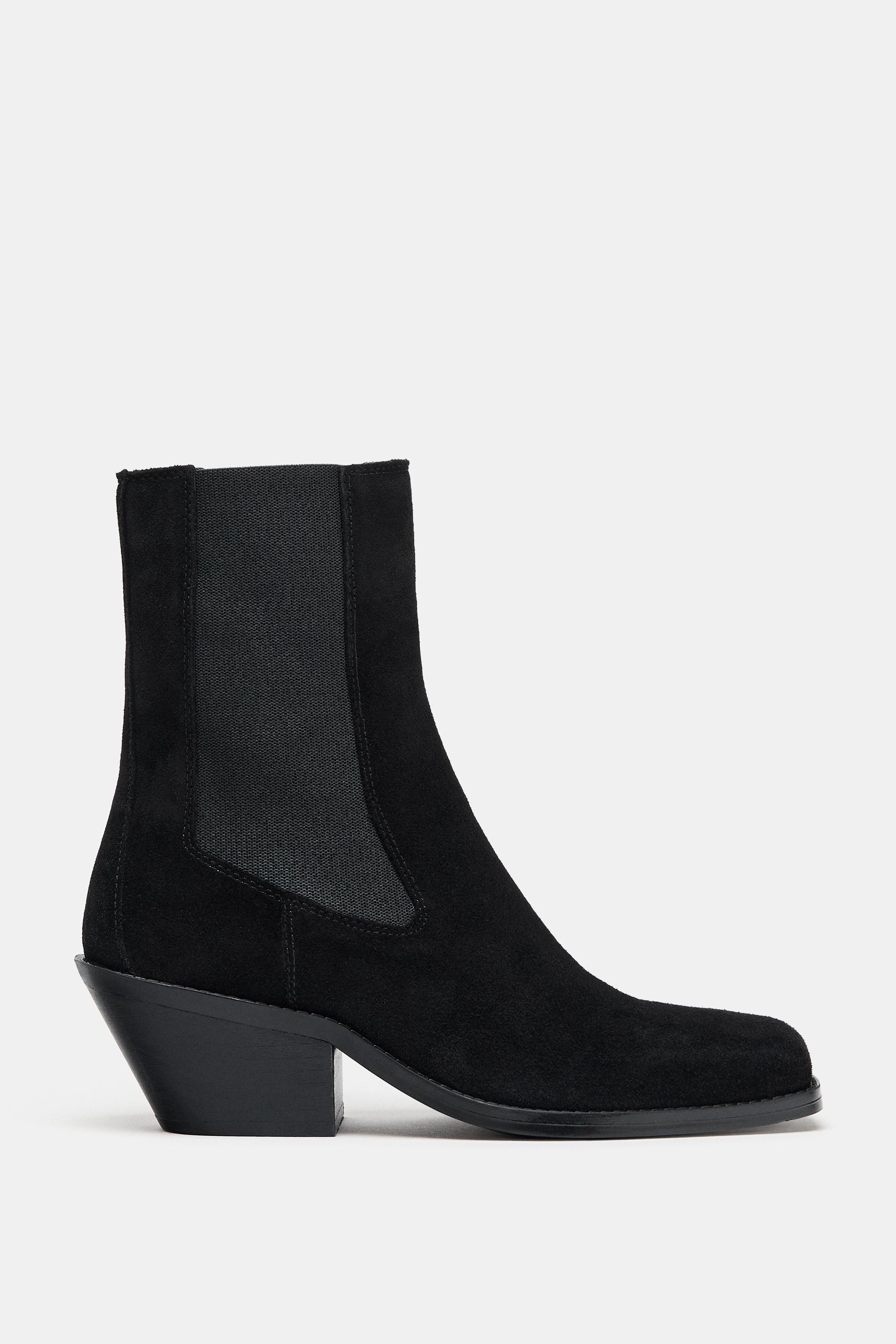 BLOCK HEEL ANKLE BOOTS